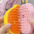 🐾 3-in-1 Pet Steam Brush – Electric Spray Grooming Comb